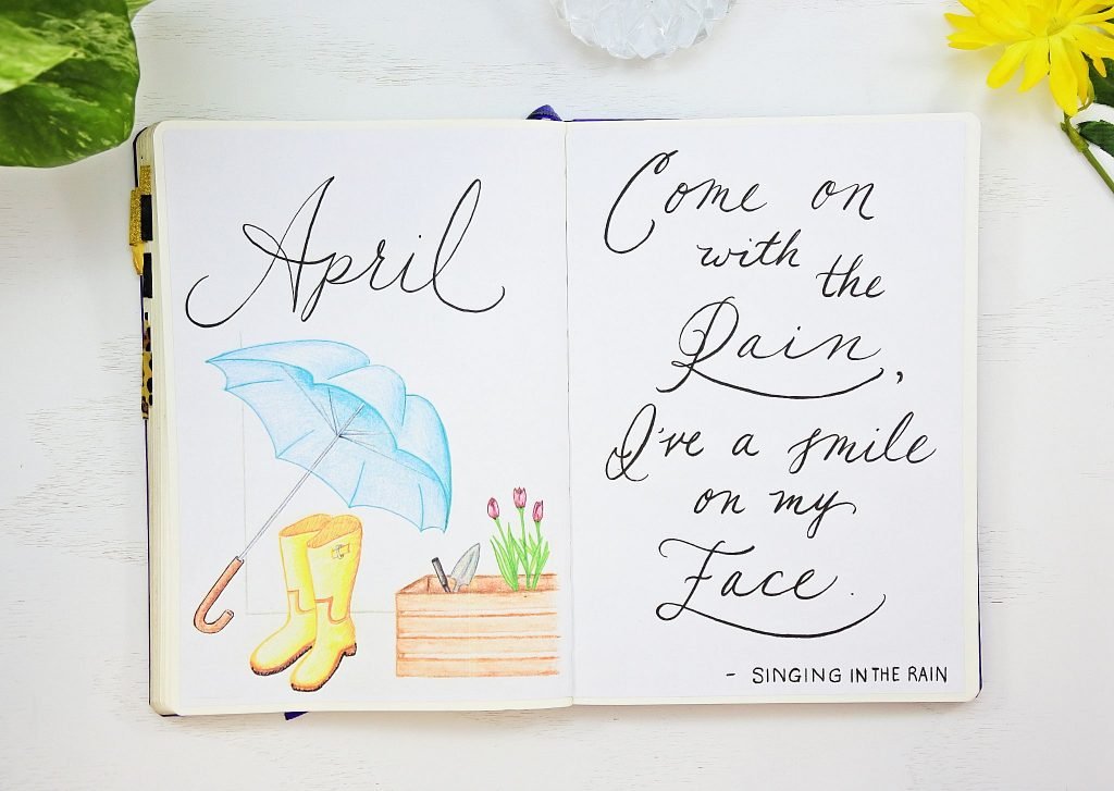 April Bullet Journal