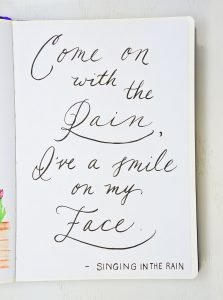 calligraphy quote