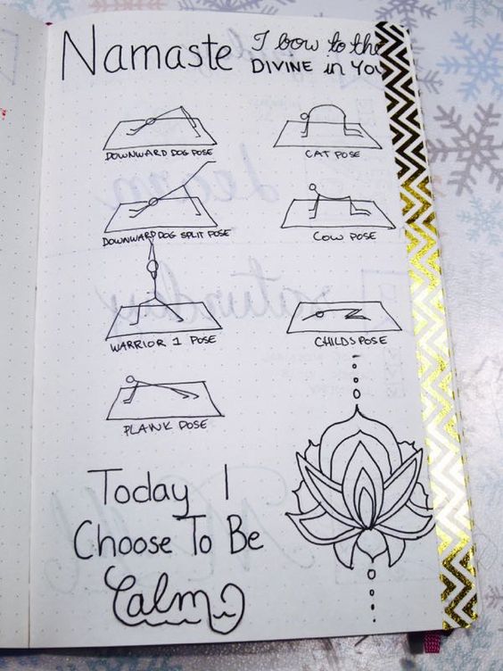 bullet-journal-workout-tracker 15 Bullet Journal ideas for fitness and workout trackers