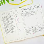 Meal Planning Bullet Journal