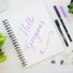 calligraphy handlettering pens practice