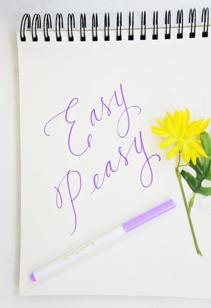 With Some Practice, I Got Better some recent hand-lettering on a sketch pad