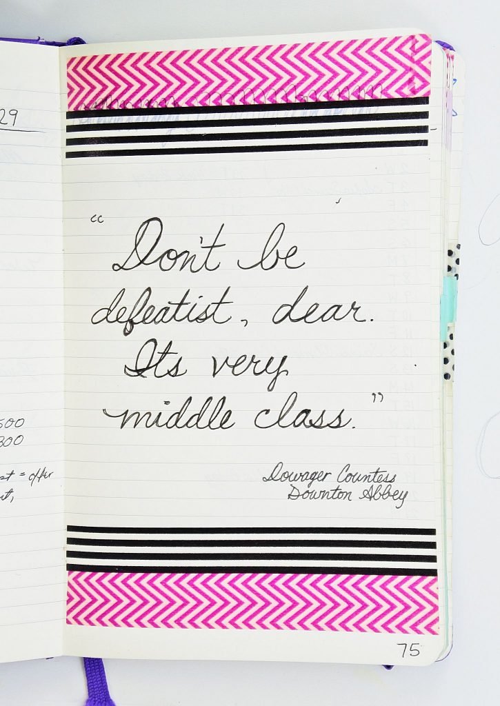 I Wasn't Very Good amateur cursive in my earlier journal