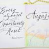 hello august bullet journal