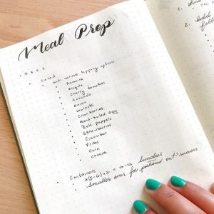Bullet Journal Meal Planning Spreads ⋆ Sheena of the Journal