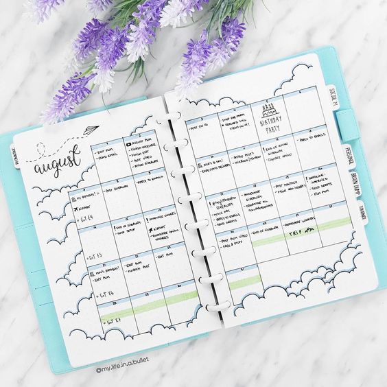 Bullet Journal Monthly Spreads - The Ultimate Guide to Rock Your Month!