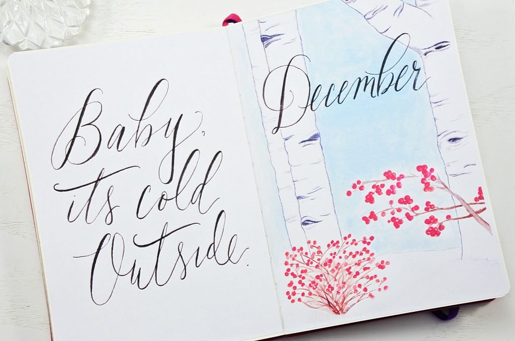 hello december bullet journal