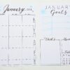 bullet journal monthly layout spread
