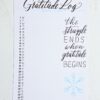 gratitude log bullet journal