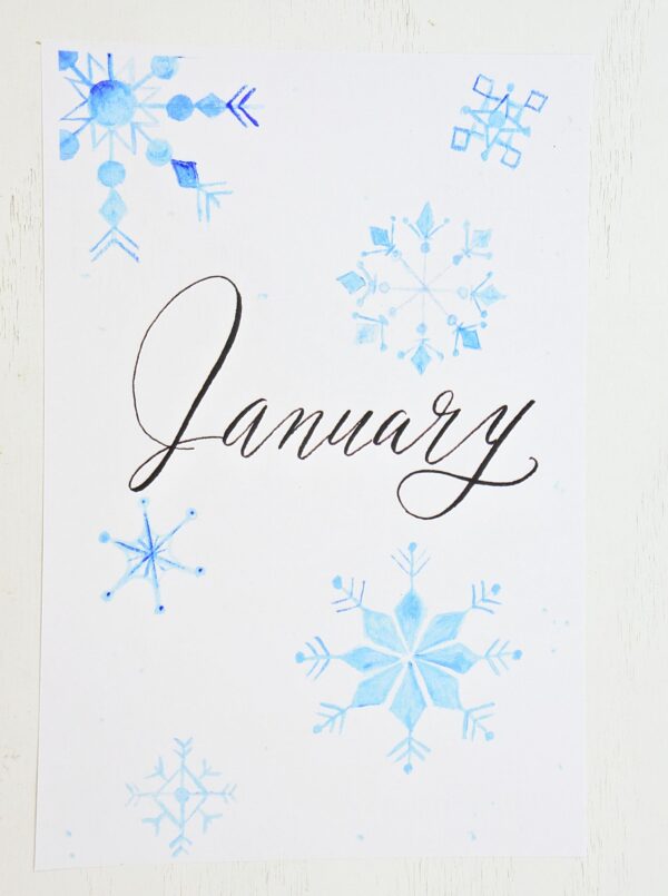 hello january printable