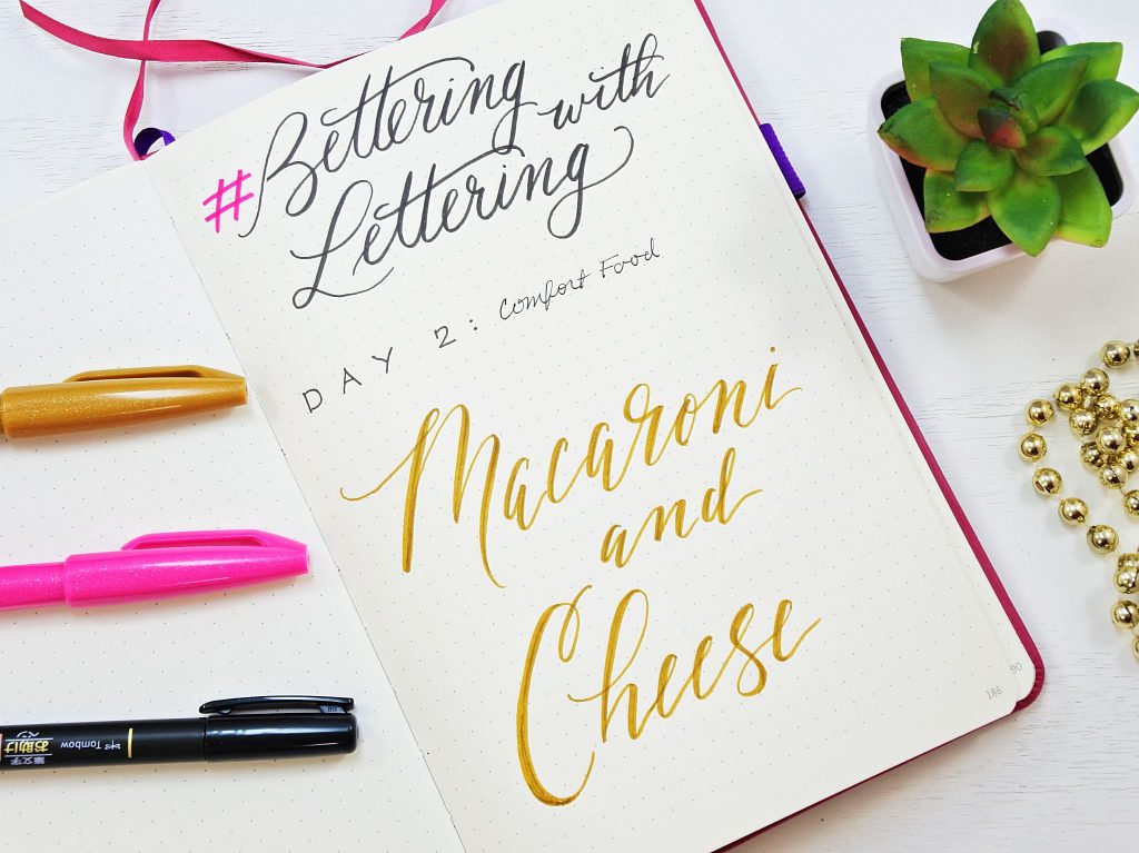 instagram challenge hand lettering