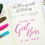 #betteringwithlettering instagram challenge