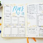 Bullet Journal weekly spreads