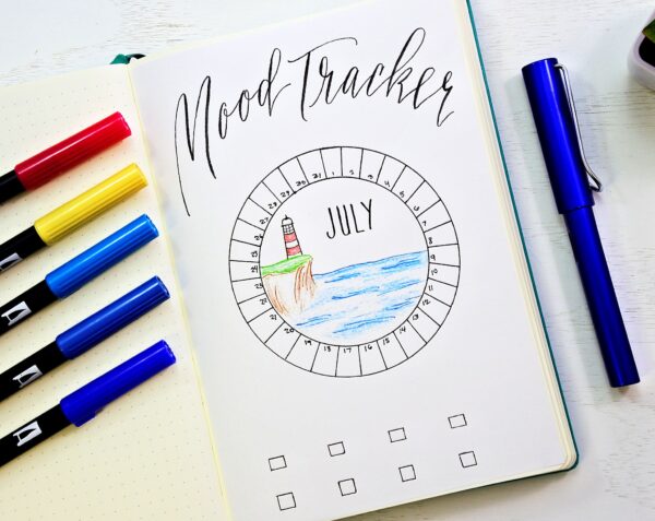 bullet journal mood tracker