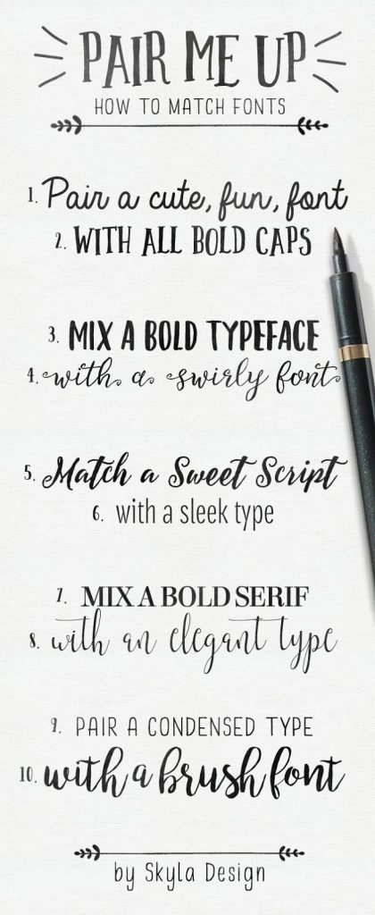 Bullet Journal fonts and header ideas!