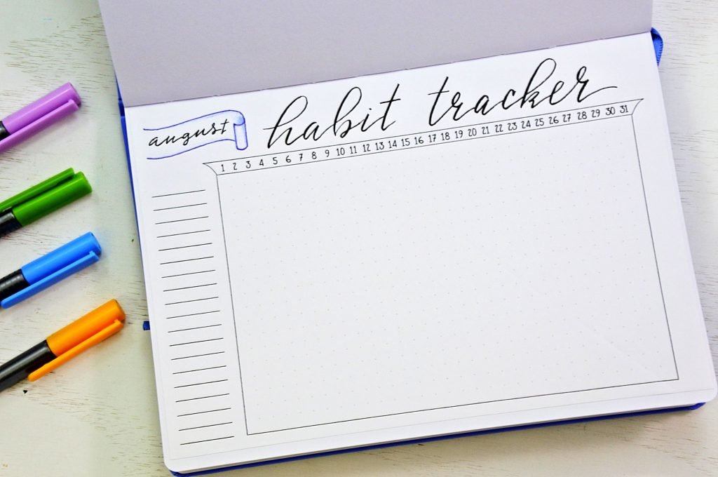 printable minimalist habit tracker