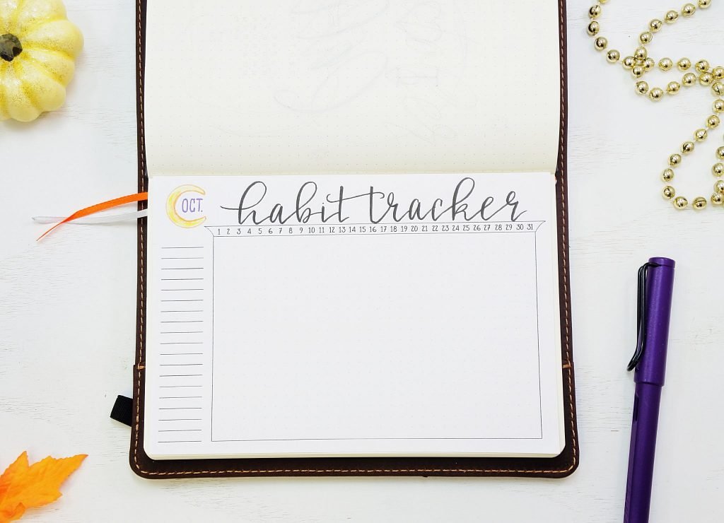 printable habit trackers for your bullet journal!