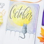 Printable October cover page for your bullet journal!