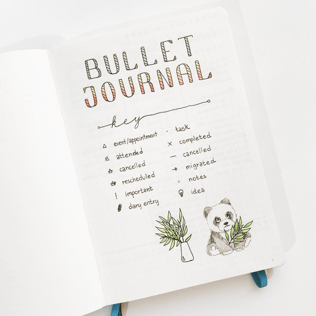 The best bullet journal key pages!