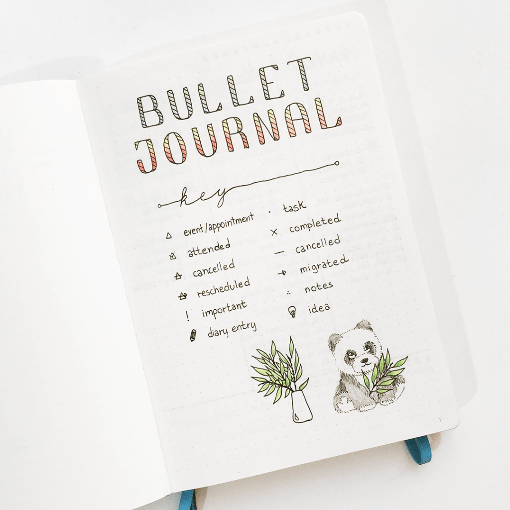 Simple Bullet Journal Key Ideas ⋆ Sheena of the Journal