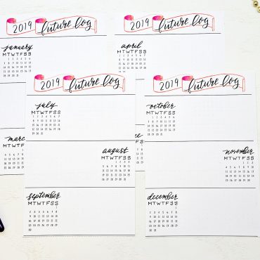 2019 Planner Printables Combo Pack ⋆ Sheena of the Journal