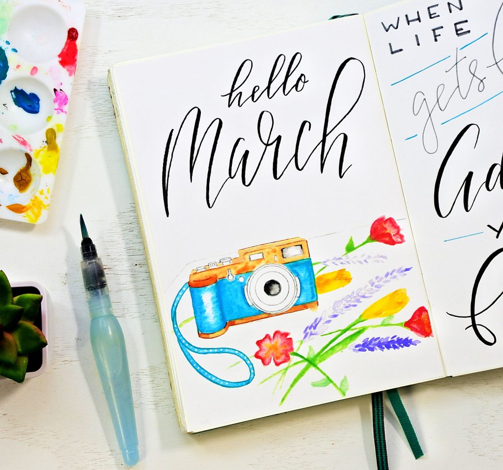 March Bullet Journal Setup ⋆ Sheena Of The Journal