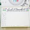 Printable bullet journal habit tracker.