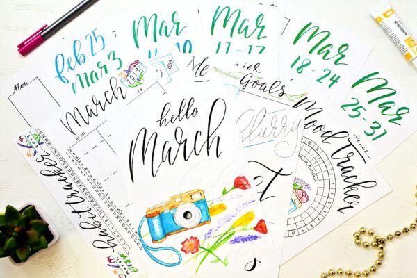 March Bullet Journal Setup ⋆ Sheena of the Journal