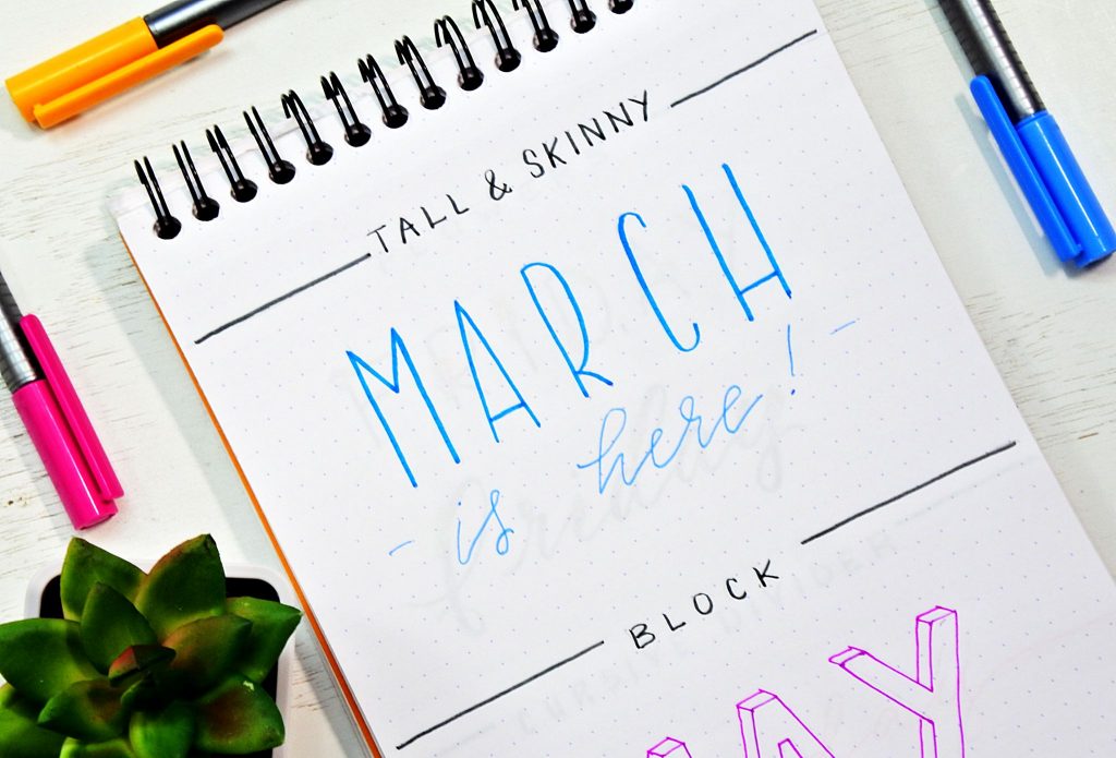 Download Free 12 Bullet Journal Fonts Anyone Can Do Sheena Of The Journal PSD Mockup Template