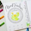 bullet journal mood tracker for august