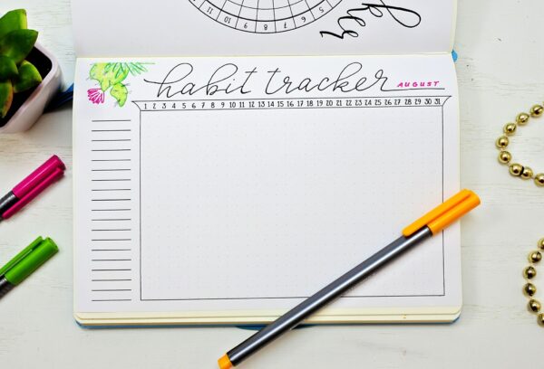 bullet journal habit tracker