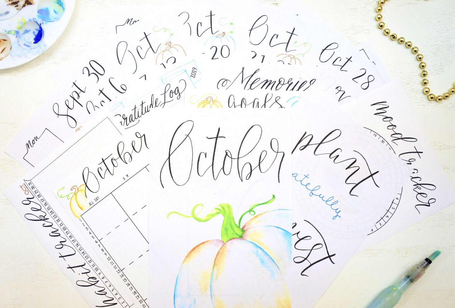 October Bullet Journal Setup ⋆ Sheena of the Journal