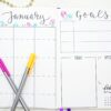 January bullet journal calendar