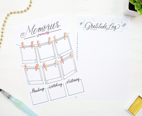 Bullet journal printables