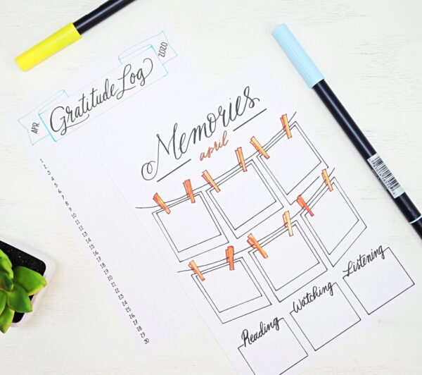 Bullet journal printables