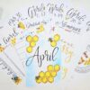 April bullet journal printables