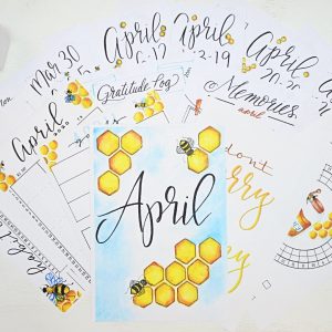Printable April Bullet Journal Setup ⋆ Sheena of the Journal
