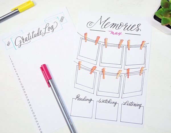 BUllet journal layouts