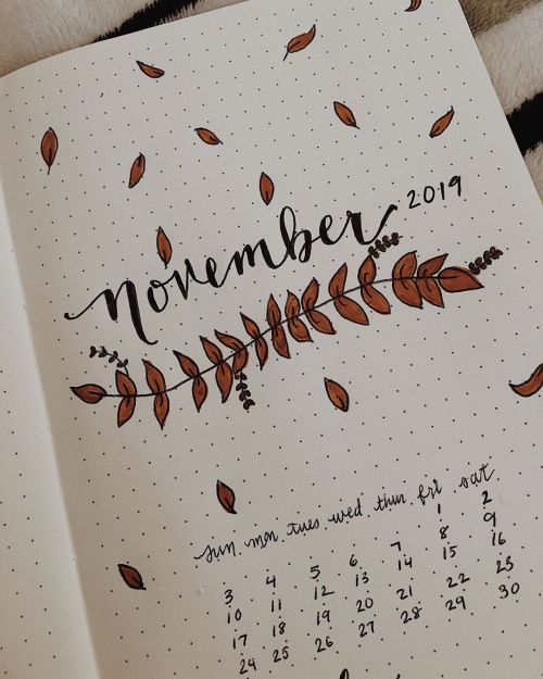 November Bullet Journal Theme Ideas ⋆ Sheena of the Journal