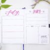 July 2021 Bullet Journal Calendar and Tasks Spread