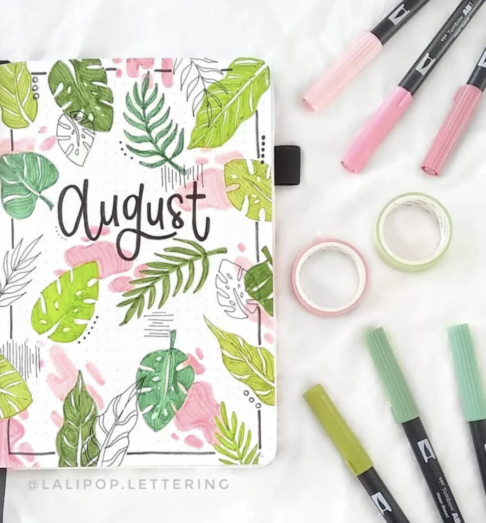 Big Leaf Bullet Journal Theme