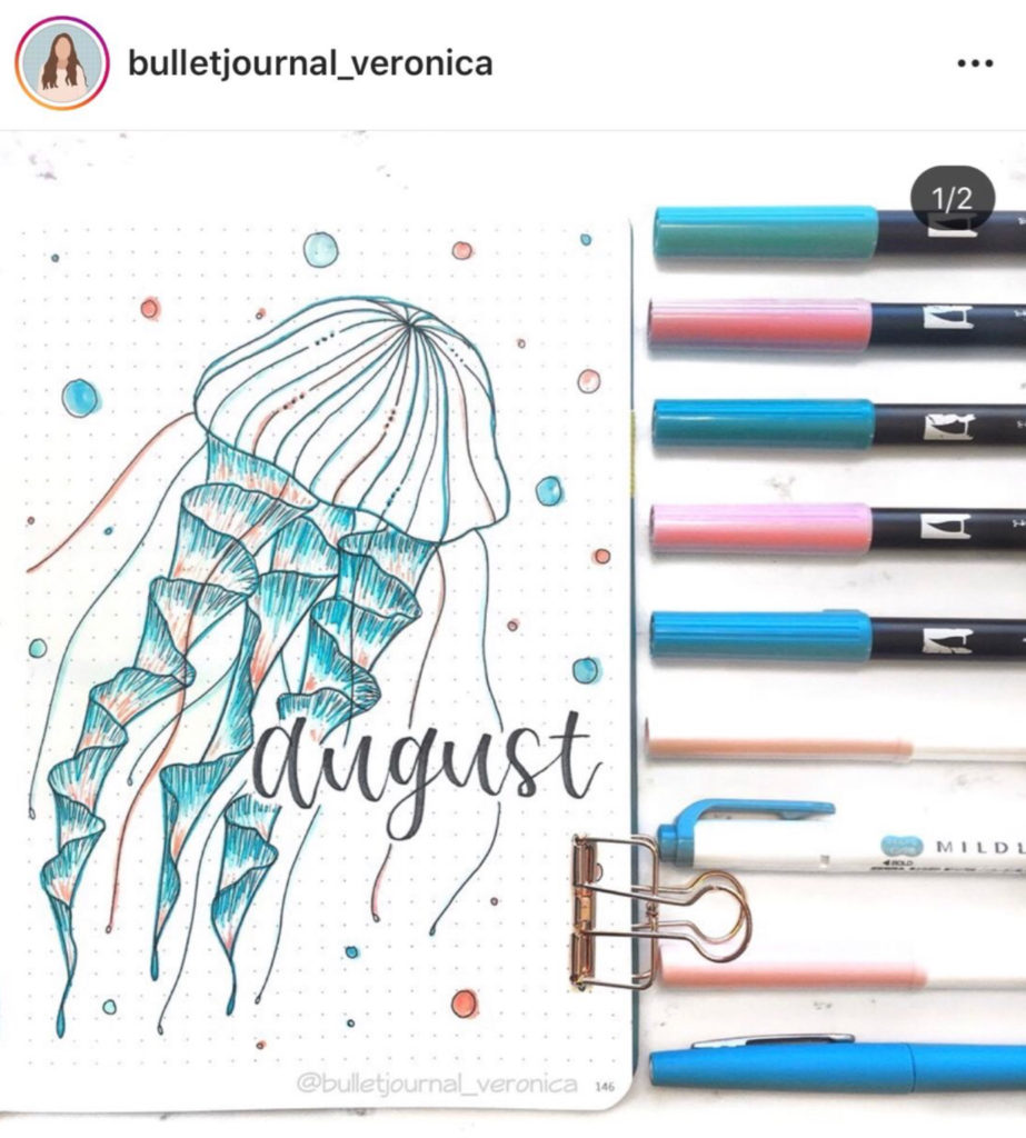 Jelly Fish Bullet Journal Theme