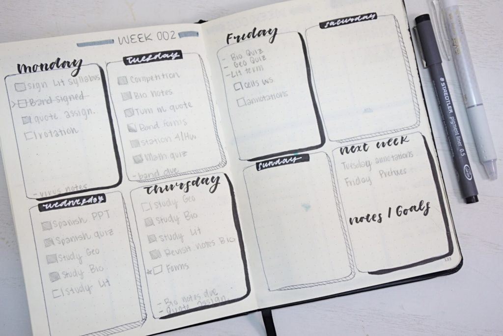 Minimalist Bullet Journal