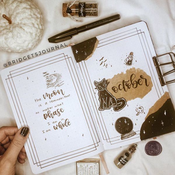 Witchy October Bullet Journal Theme – With Love, Melissa