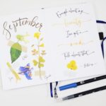 September 2021 Bullet Journal Cover & Quote Page
