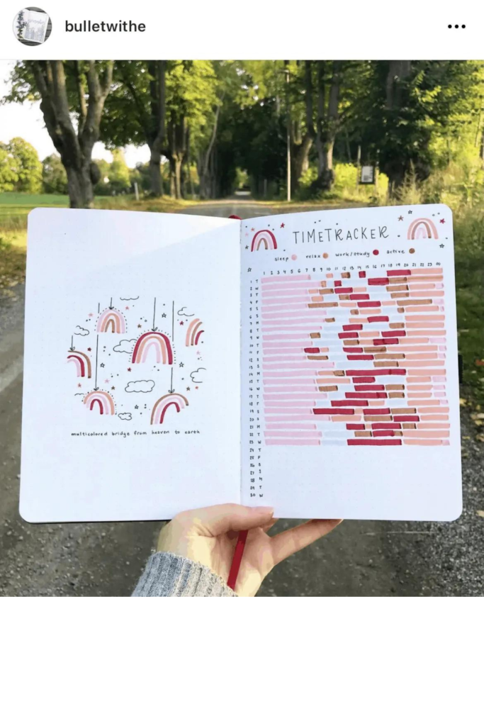 bullet journal time tracker