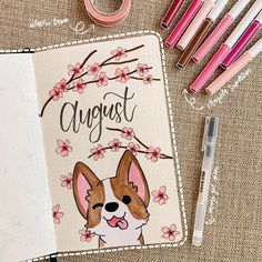 cherry blossom bullet journal ideas