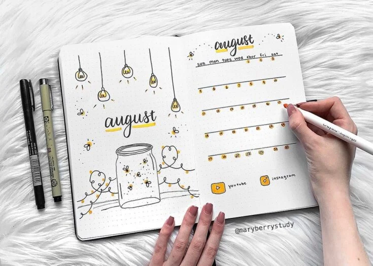 summer bullet journal ideas