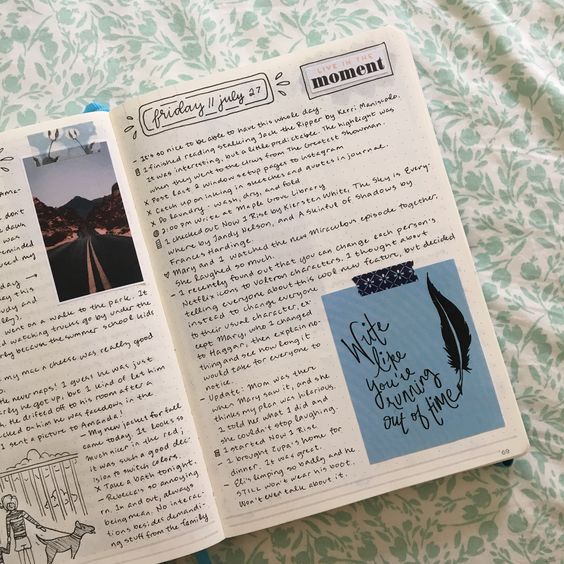 aesthetic journal pages 