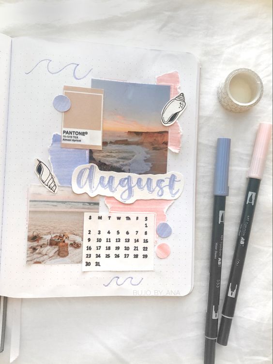 cute bullet journal cover page 